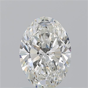 Foto Diamante Natural 1.02 quilates, Ovalado , Color H, claridad VS2 y certificado GIA de