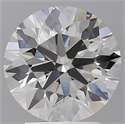 Lab Grown Diamond 3.07 Carats, Round with Ideal Cut, E Color, VVS2 Clarity and Certified by IGI