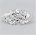 Natural Diamond 2.02 Carats, Marquise with  Cut, H Color, SI2 Clarity and Certified by GIA