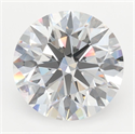 Lab Grown Diamond 3.27 Carats, Round with Ideal Cut, D Color, VVS1 Clarity and Certified by IGI