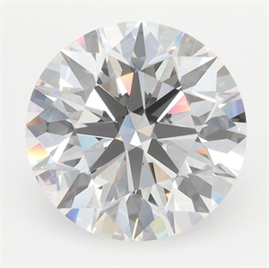Picture of Lab Grown Diamond 3.27 Carats, Round with Ideal Cut, D Color, VVS1 Clarity and Certified by IGI