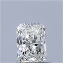 Natural Diamond 0.41 Carats, Radiant with  Cut, F Color, VVS1 Clarity and Certified by IGI