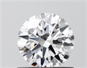 Del inventario de diamantes de laboratorio, 0.73 quilates, Redondo , Color D, claridad VVS2 y certificado IGI