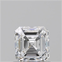 Diamante Natural 0.90 quilates, Asscher , Color E, claridad VVS2 y certificado GIA