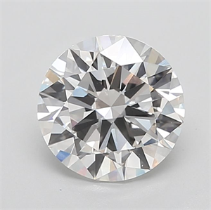 Picture of Lab Grown Diamond 4.03 Carats, Round with Excellent Cut, F Color, VVS1 Clarity and Certified by IGI