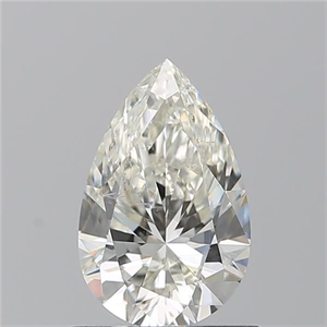 Picture of Natural Diamond 0.90 Carats, Pear with  Cut, J Color, SI2 Clarity and Certified by GIA