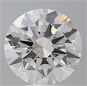 Lab Grown Diamond 7.60 Carats, Round with Excellent Cut, F Color, VVS2 Clarity and Certified by IGI