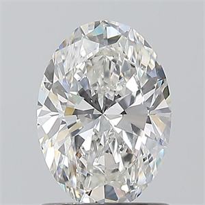 Picture of Natural Diamond 1.01 Carats, Oval with  Cut, F Color, SI2 Clarity and Certified by GIA