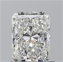 Natural Diamond 0.78 Carats, Radiant with  Cut, H Color, VVS1 Clarity and Certified by GIA