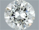 Natural Diamond 0.46 Carats, Round with Very Good Cut, H Color, VVS2 Clarity and Certified by IGI