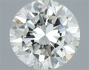 Picture of Natural Diamond 0.46 Carats, Round with Very Good Cut, H Color, VVS2 Clarity and Certified by IGI