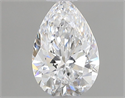 Diamante Natural 0.50 quilates, De pera , Color E, claridad VS1 y certificado GIA