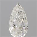 Natural Diamond 0.90 Carats, Pear with  Cut, G Color, SI2 Clarity and Certified by IGI