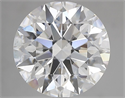 Natural Diamond 4.26 Carats, Round with Excellent Cut, E Color, VS2 Clarity and Certified by GIA