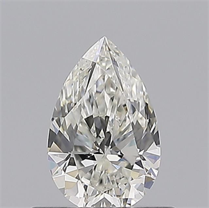 Picture of Natural Diamond 0.50 Carats, Pear with  Cut, H Color, VVS2 Clarity and Certified by GIA