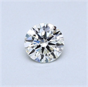 Diamante Natural 0.40 quilates, Redondo , Color I, claridad SI1 y certificado GIA