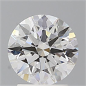 Lab Grown Diamond 2.08 Carats, Round with Ideal Cut, E Color, VVS2 Clarity and Certified by IGI