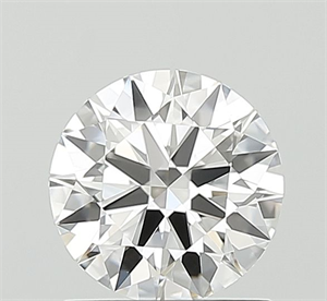 Picture of Lab Grown Diamond 1.02 Carats, Round with Ideal Cut, D Color, VVS2 Clarity and Certified by IGI