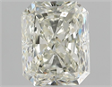 Natural Diamond 1.01 Carats, Radiant with  Cut, K Color, SI1 Clarity and Certified by GIA