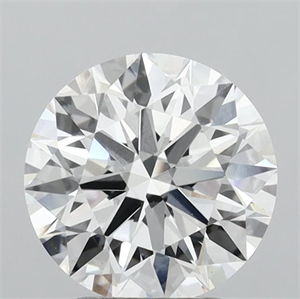 Picture of Lab Grown Diamond 2.68 Carats, Round with Ideal Cut, E Color, VVS2 Clarity and Certified by IGI