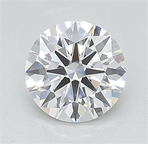 Picture of Lab Grown Diamond 1.02 Carats, Round with Ideal Cut, D Color, VVS1 Clarity and Certified by IGI