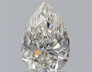 Foto Diamante Natural 0.50 quilates, De pera , Color I, claridad VVS2 y certificado GIA de
