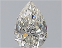 Natural Diamond 0.50 Carats, Pear with  Cut, I Color, VVS2 Clarity and Certified by GIA