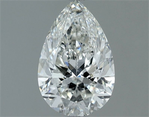 Picture of Natural Diamond 0.90 Carats, Pear with  Cut, H Color, SI1 Clarity and Certified by GIA