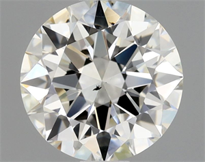 Picture of Natural Diamond 1.00 Carats, Round with Excellent Cut, I Color, SI1 Clarity and Certified by GIA