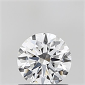 Lab Grown Diamond 1.01 Carats, Round with Ideal Cut, D Color, VS1 Clarity and Certified by IGI