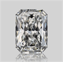 Natural Diamond 1.02 Carats, Radiant with  Cut, F Color, VVS2 Clarity and Certified by GIA