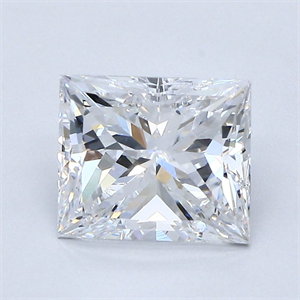 Foto Diamante Natural 2.01 quilates, Princesa , Color D, claridad VVS2 y certificado GIA de