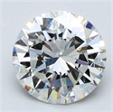Diamante Natural 2.02 quilates, Redondo , Color I, claridad VVS2 y certificado GIA
