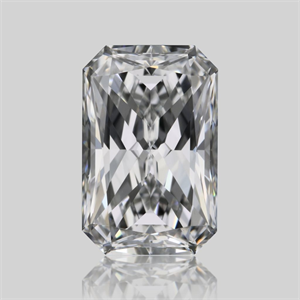 Picture of Natural Diamond 0.90 Carats, Radiant with  Cut, D Color, VS1 Clarity and Certified by GIA