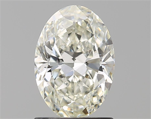 Foto Diamante Natural 1.20 quilates, Ovalado , Color K, claridad SI1 y certificado GIA de