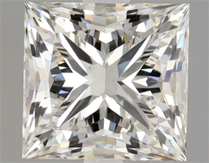 Picture of Natural Diamond 1.20 Carats, Princess with  Cut, J Color, VS1 Clarity and Certified by GIA