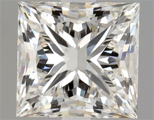 Picture of Natural Diamond 1.20 Carats, Princess with  Cut, J Color, VS1 Clarity and Certified by GIA