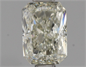Natural Diamond 0.91 Carats, Radiant with  Cut, J Color, SI2 Clarity and Certified by IGI