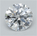 Lab Grown Diamond 1.10 Carats, Round with Ideal Cut, D Color, VVS2 Clarity and Certified by IGI