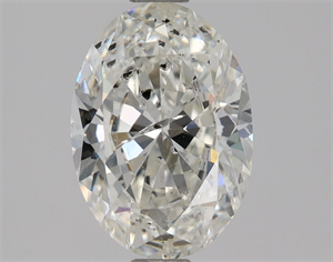 Foto Diamante Natural 1.11 quilates, Ovalado , Color H, claridad SI2 y certificado HRD de
