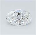 Natural Diamond 0.51 Carats, Oval with  Cut, F Color, VS1 Clarity and Certified by GIA