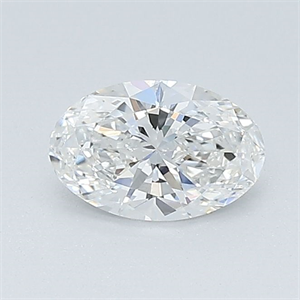 Picture of Natural Diamond 0.51 Carats, Oval with  Cut, F Color, VS1 Clarity and Certified by GIA