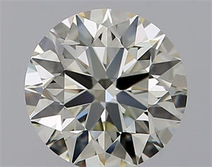 Picture of Natural Diamond 0.81 Carats, Round with Excellent Cut, J Color, IF Clarity and Certified by IGI