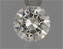 Natural Diamond 0.50 Carats, Round with Very Good Cut, L Color, VS1 Clarity and Certified by IGI