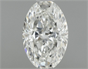 Diamante Natural 0.50 quilates, Ovalado , Color G, claridad VS1 y certificado GIA