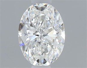 Picture of Natural Diamond 0.40 Carats, Oval with  Cut, F Color, VS2 Clarity and Certified by GIA