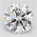 Del inventario de diamantes de laboratorio, 2.07 quilates, Redondo , Color D, claridad IF y certificado IGI