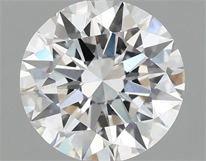 Picture of Lab Grown Diamond 1.02 Carats, Round with Ideal Cut, E Color, VVS2 Clarity and Certified by IGI