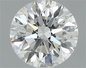 Foto Diamante Natural 0.51 quilates, Redondo , Color F, claridad SI1 y certificado GIA de