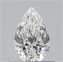 Diamante Natural 0.51 quilates, De pera , Color F, claridad VS1 y certificado GIA